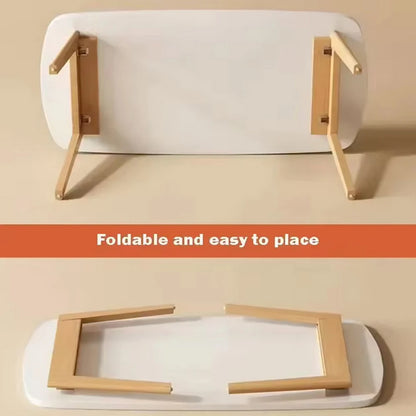 Folding Coffee Table, Collapsible Wooden Mini Desk, Multifunctional Foldable Coffee Tables For Small Spaces, Study, Bedroom, Liv